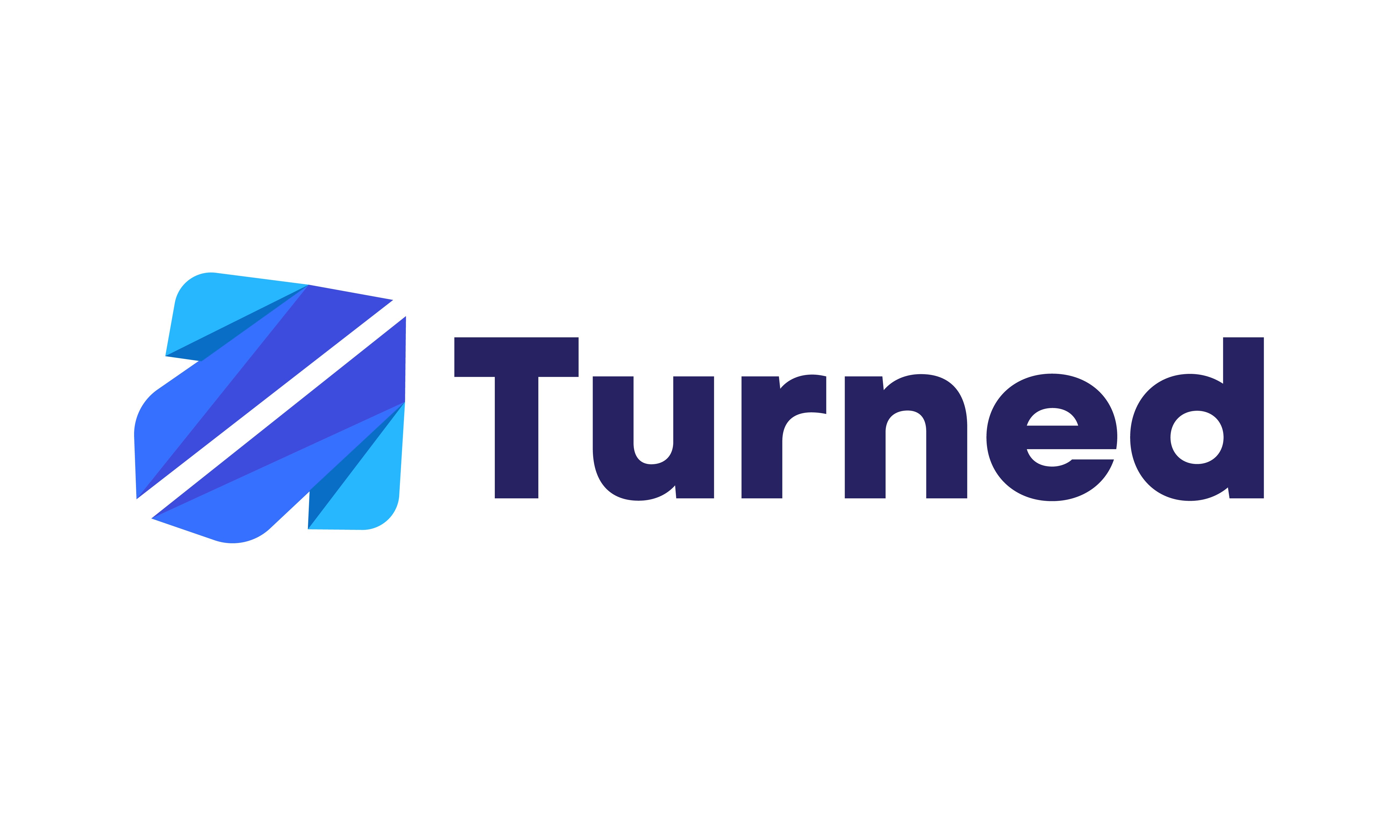 Turned logo